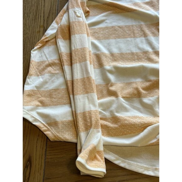 LULAROE Stripe Button-Down Shirt Size 3XL Loungewear Comfort Preppy Travel City - Picture 12 of 15